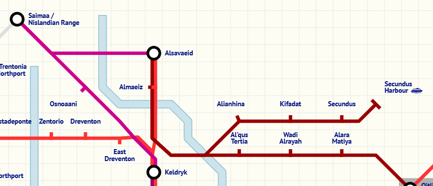 Alsavaeid Routes: Year 519