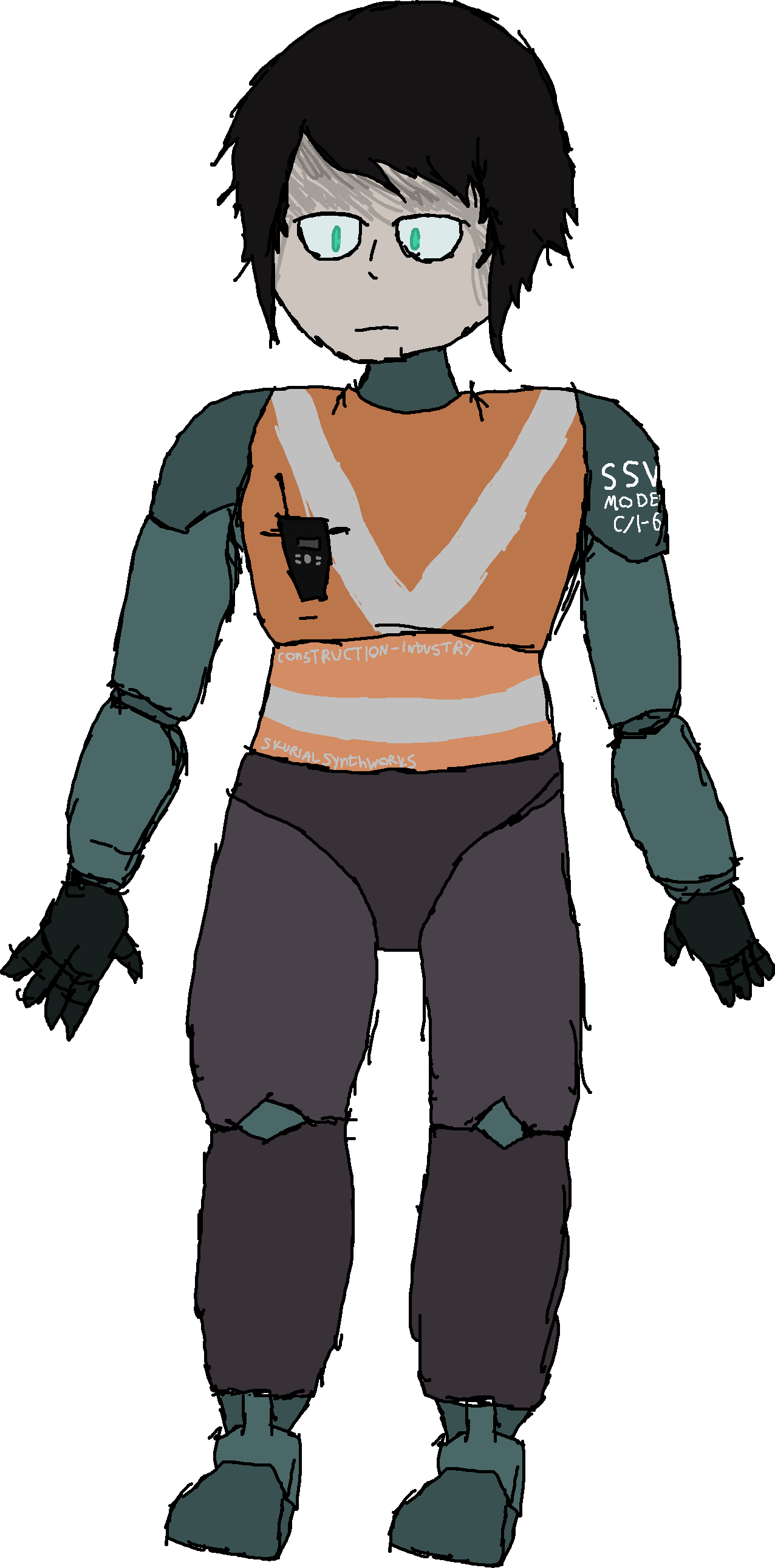 Skurial Synthworks - SSW Model C/I-6-A construction & industrial work android