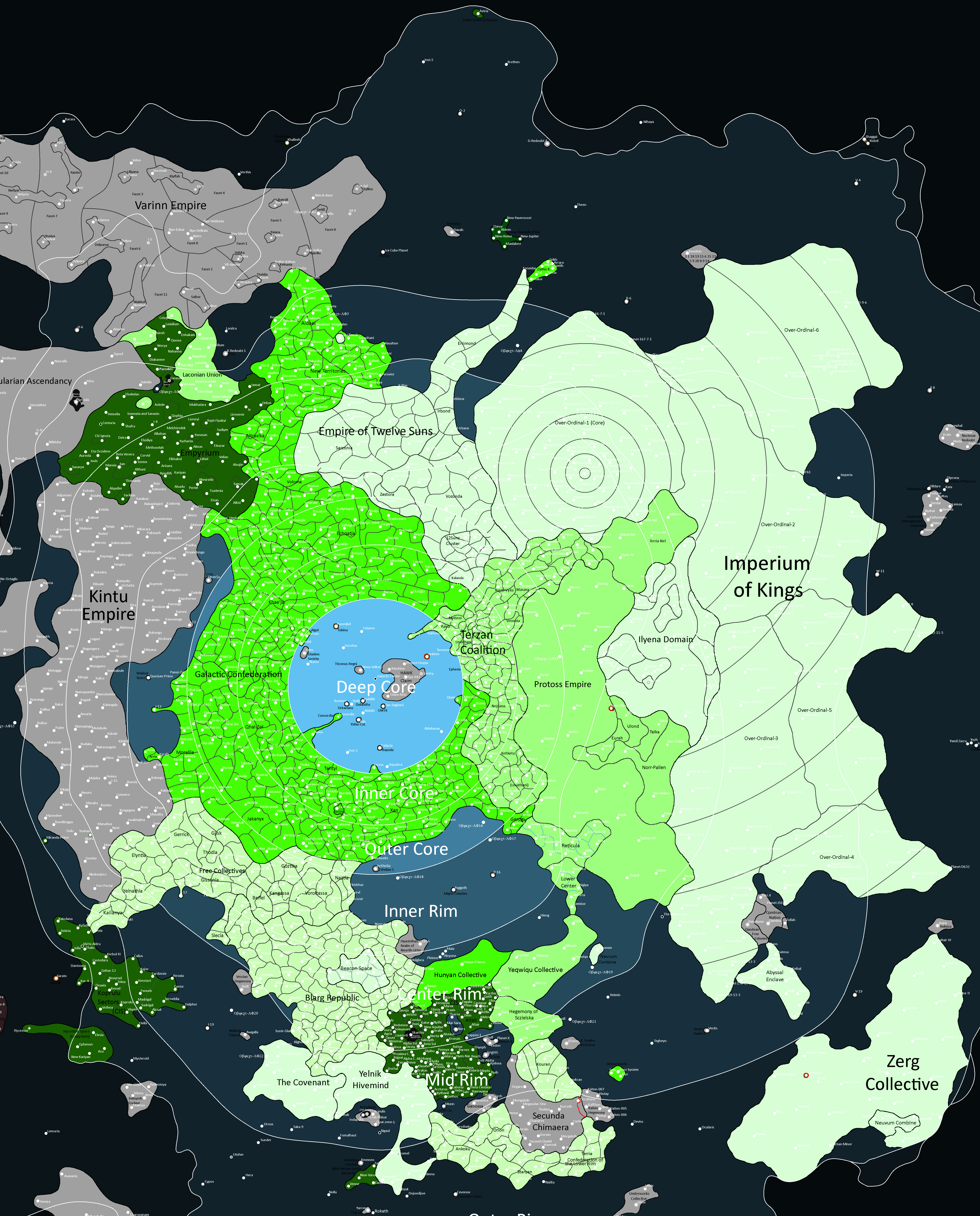 Distribution of Humans: Year 518