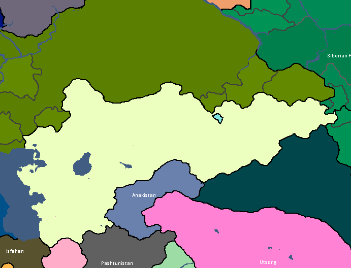 Proposed Turkestani Annexations after the Siberian-Confederate War: Year 314