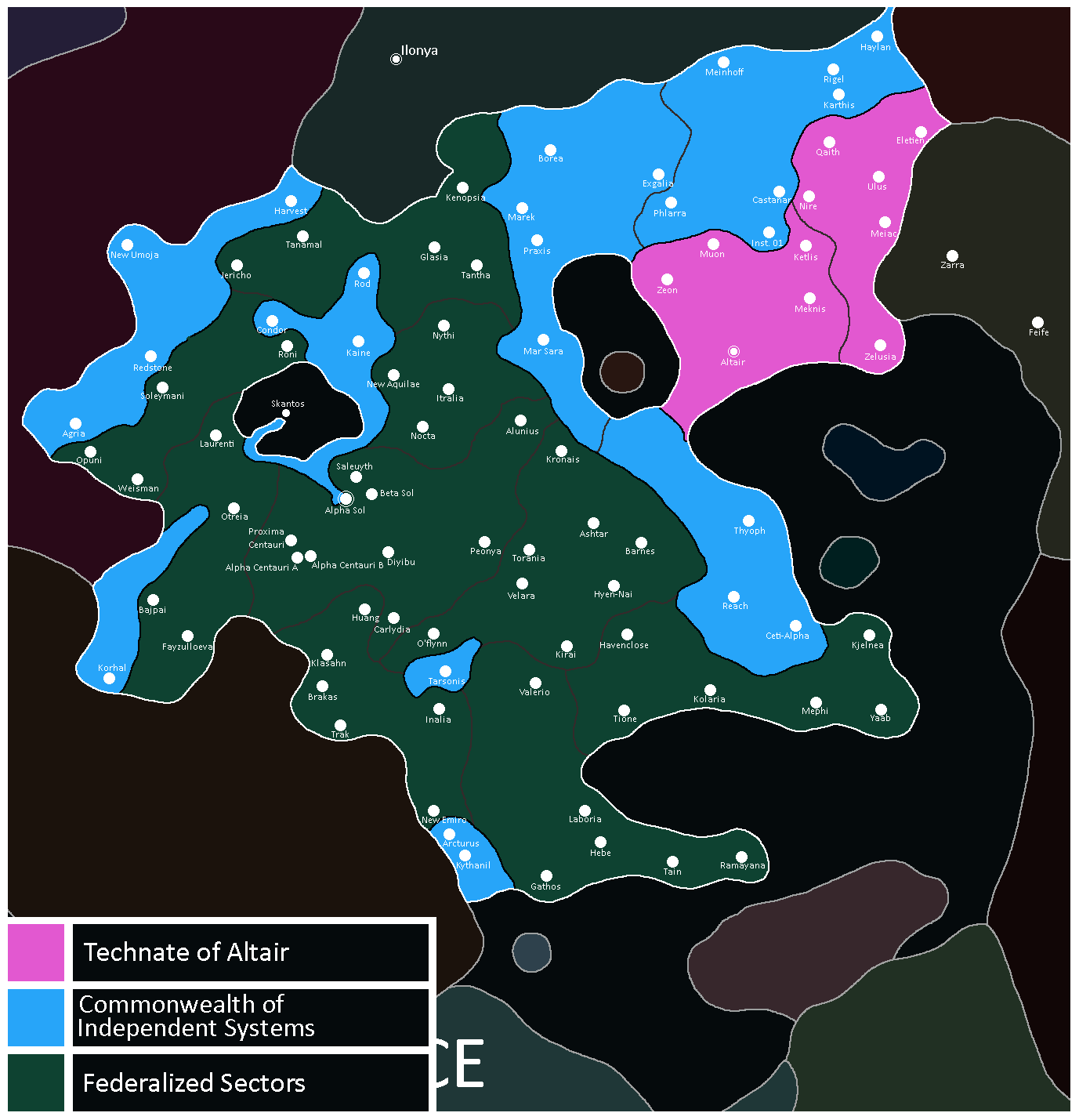 Map of the Accord: Year 496